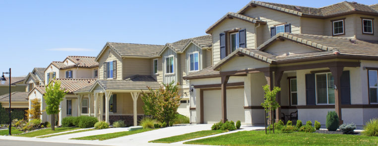 suburban homes in southern california